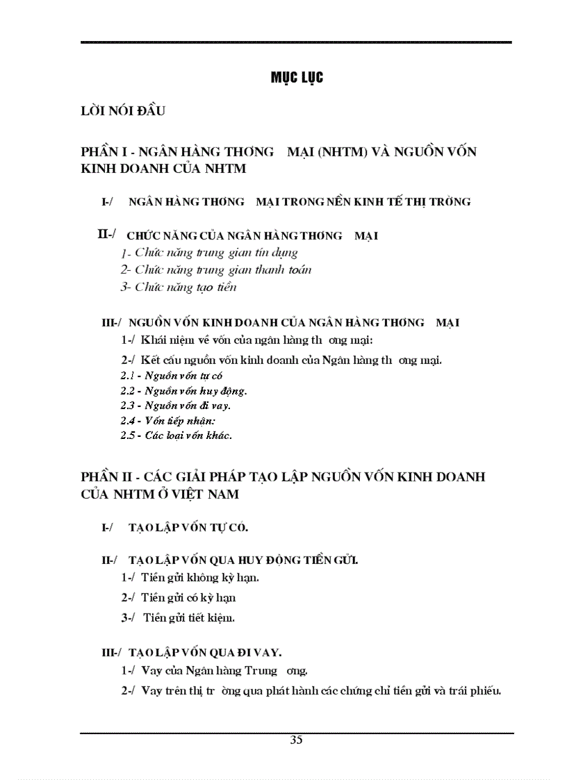 image for page Hình thức huy động vốn của Ngân hàng Thương mại trong nền kinh tế thị trường