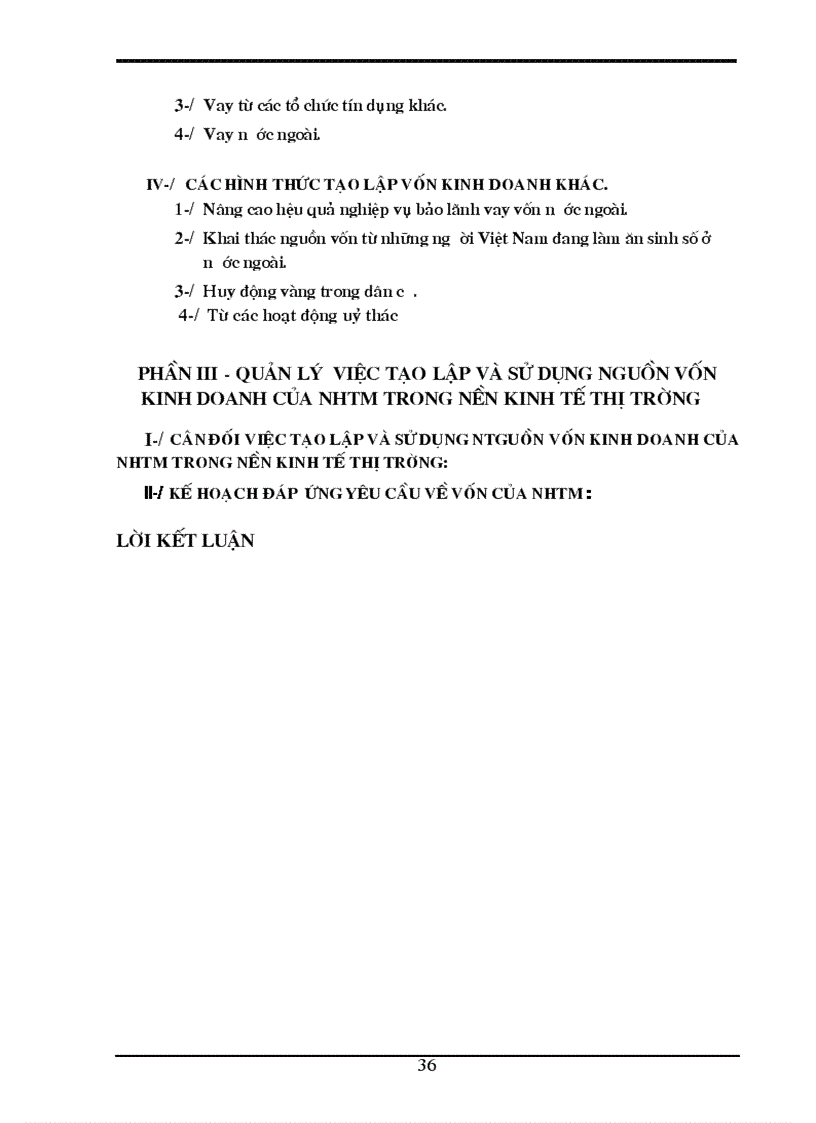 image for page Hình thức huy động vốn của Ngân hàng Thương mại trong nền kinh tế thị trường