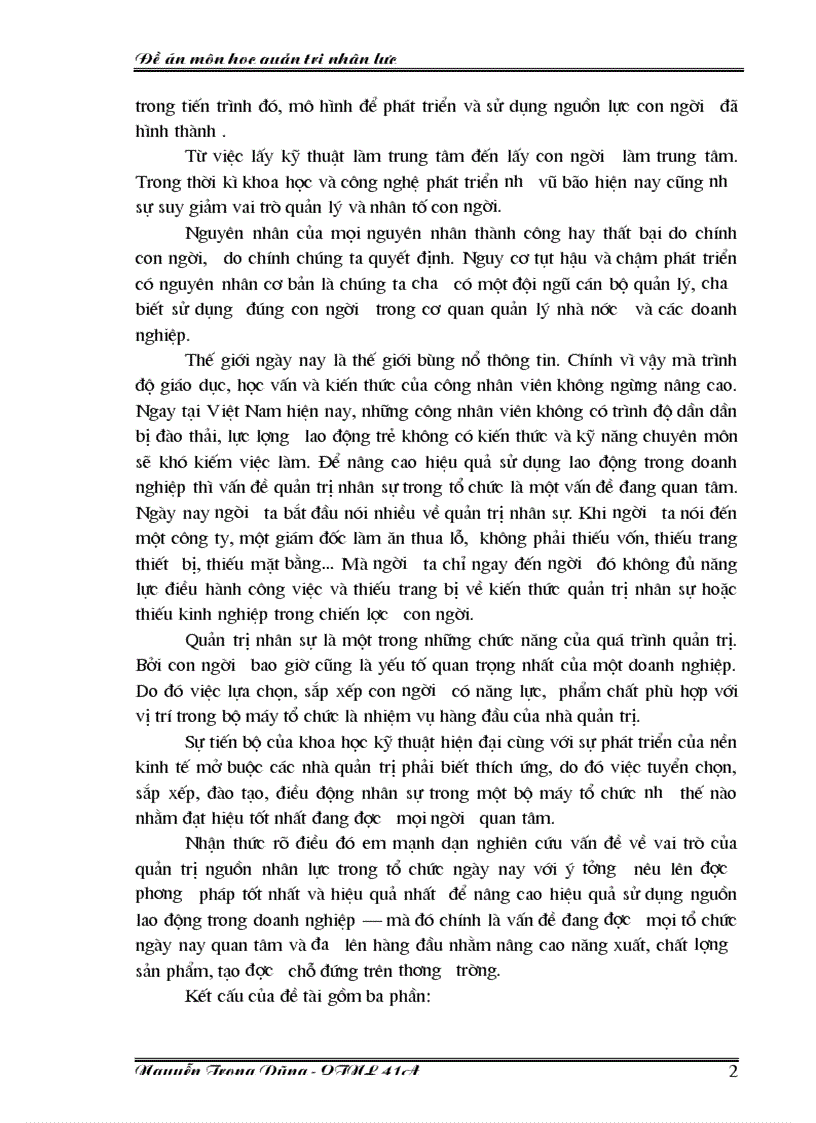 image for page Vai trò của quản trị nhân lực đối với các tổ chức ngày nay