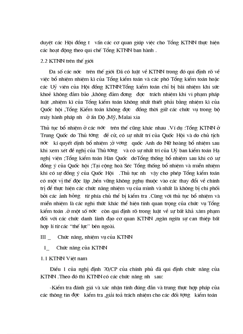 image for page Địa vị pháp lí và chức năng nhiệm vụ của cơ quan kiểm toán nhà nước trong sự so sánh quốc tế