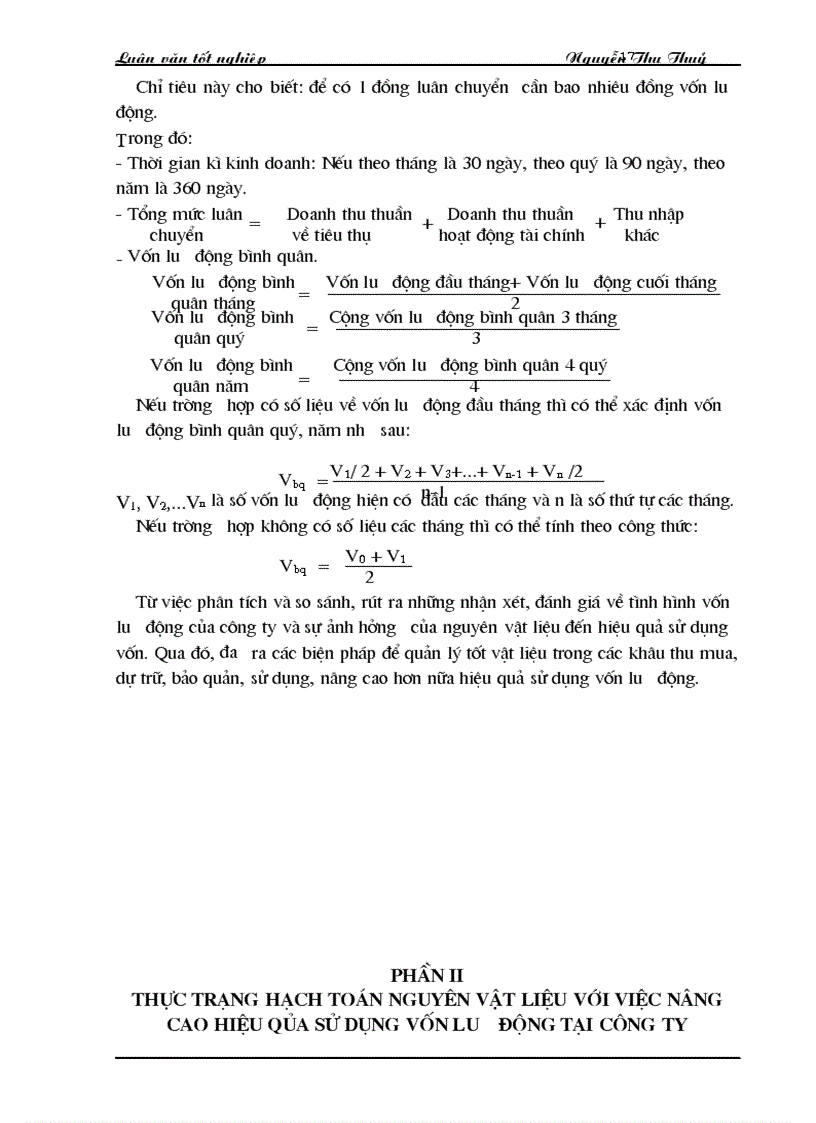 image for page Hoàn thiện hạch toán nguyên vật liệu với việc nâng cao hiệu quả sử dụng vốn lưu động tại công ty Dược liệu TWI