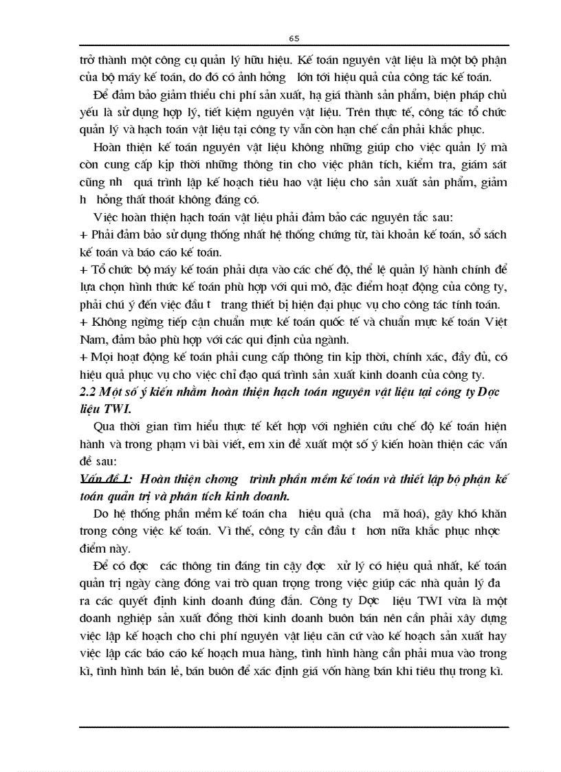 image for page Hoàn thiện hạch toán nguyên vật liệu với việc nâng cao hiệu quả sử dụng vốn lưu động tại công ty Dược liệu TWI