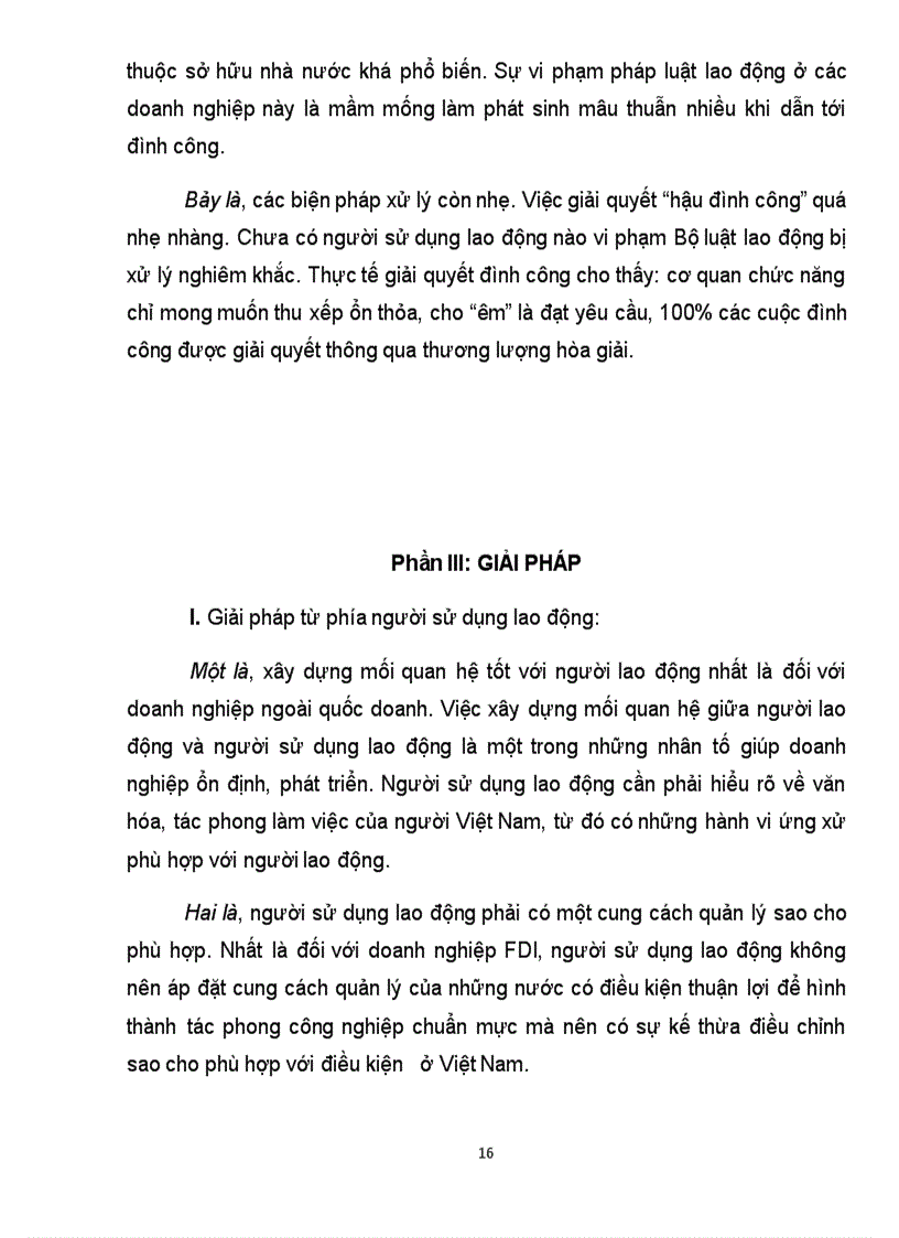 image for page Thực trạng đình công ở các doanh nghiệp và phương hướng giải quyết phòng ngừa hiệu quả