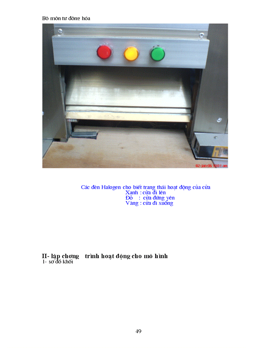 image for page Thiết kế mô hình cửa đóng mở tự động với kỹ thuật plc