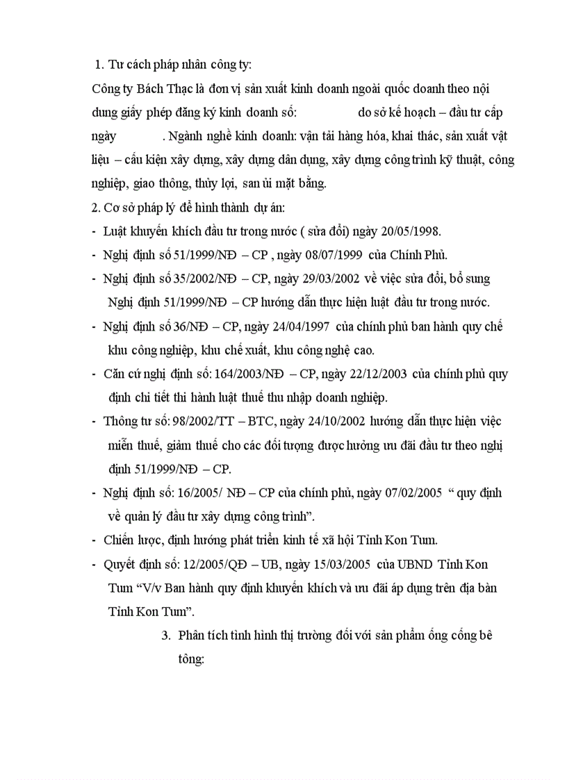 image for page Báo cáo lập dự án đầu tư