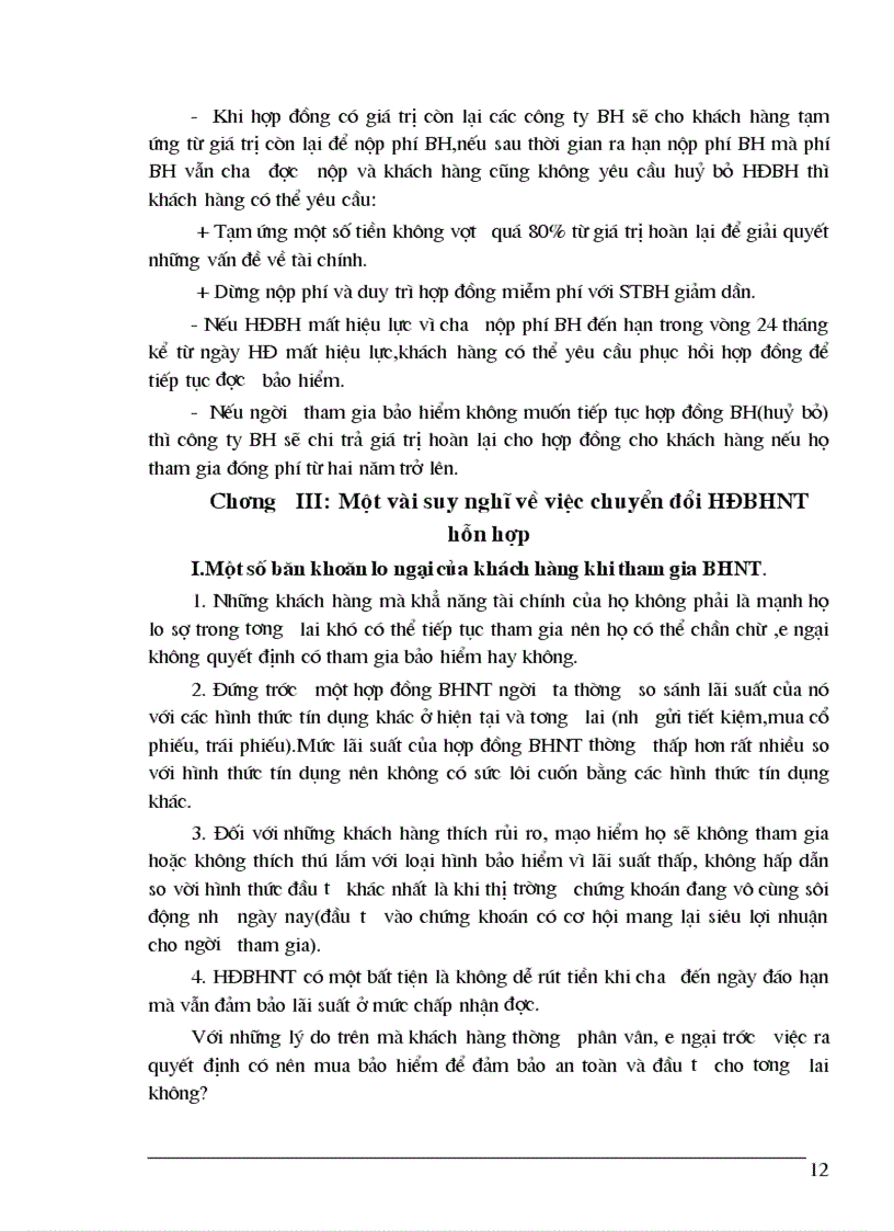 image for page Một vài suy nghĩ về việc chuyển đổi hợp đồng bảo hiểm nhân thọ hỗn hợp ở Việt Nam