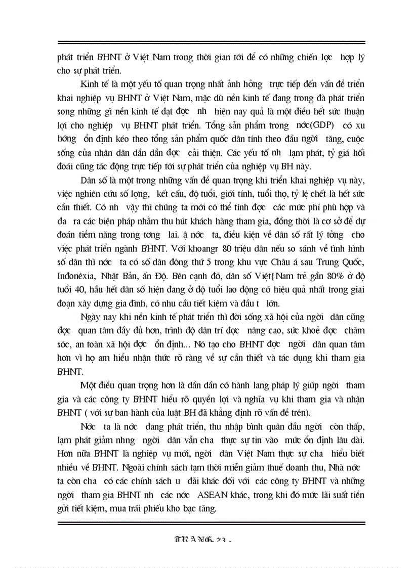 image for page Ba o hiê m nhâ n tho ở Việt Nam và phương hướng triển khai