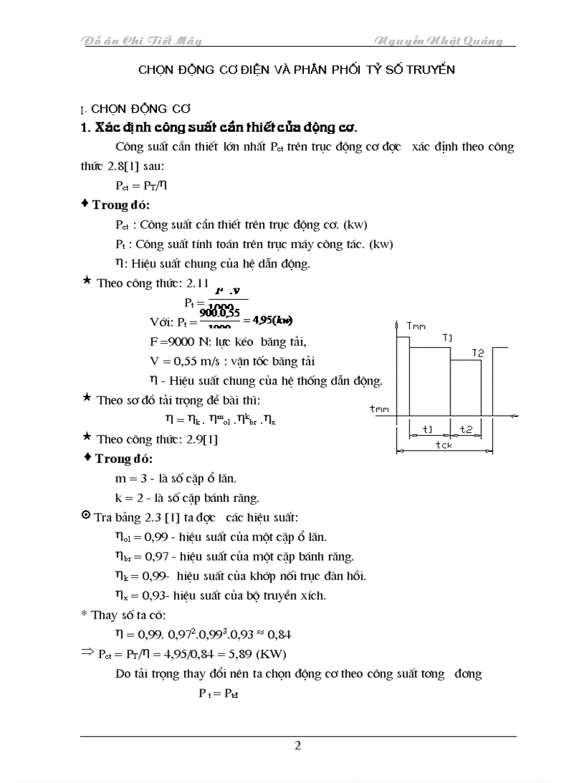 image for page Thiết kế hệ dẫn động băng tải