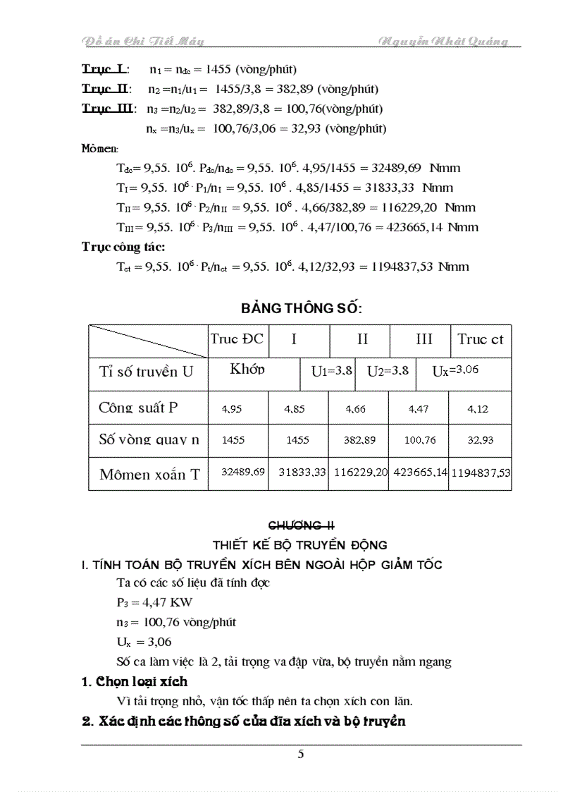 image for page Thiết kế hệ dẫn động băng tải