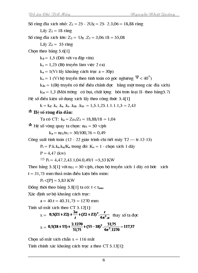 image for page Thiết kế hệ dẫn động băng tải