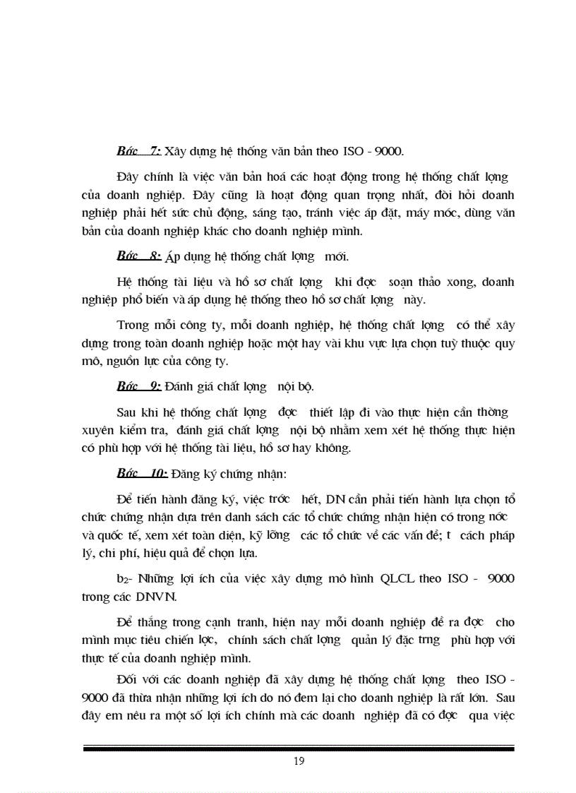 image for page Hệ thống Quản lý chất luợng theo tiêu chuân ISO 9000 và việc áp dụng nó vào trong các doanh nghiệp Việt Nam