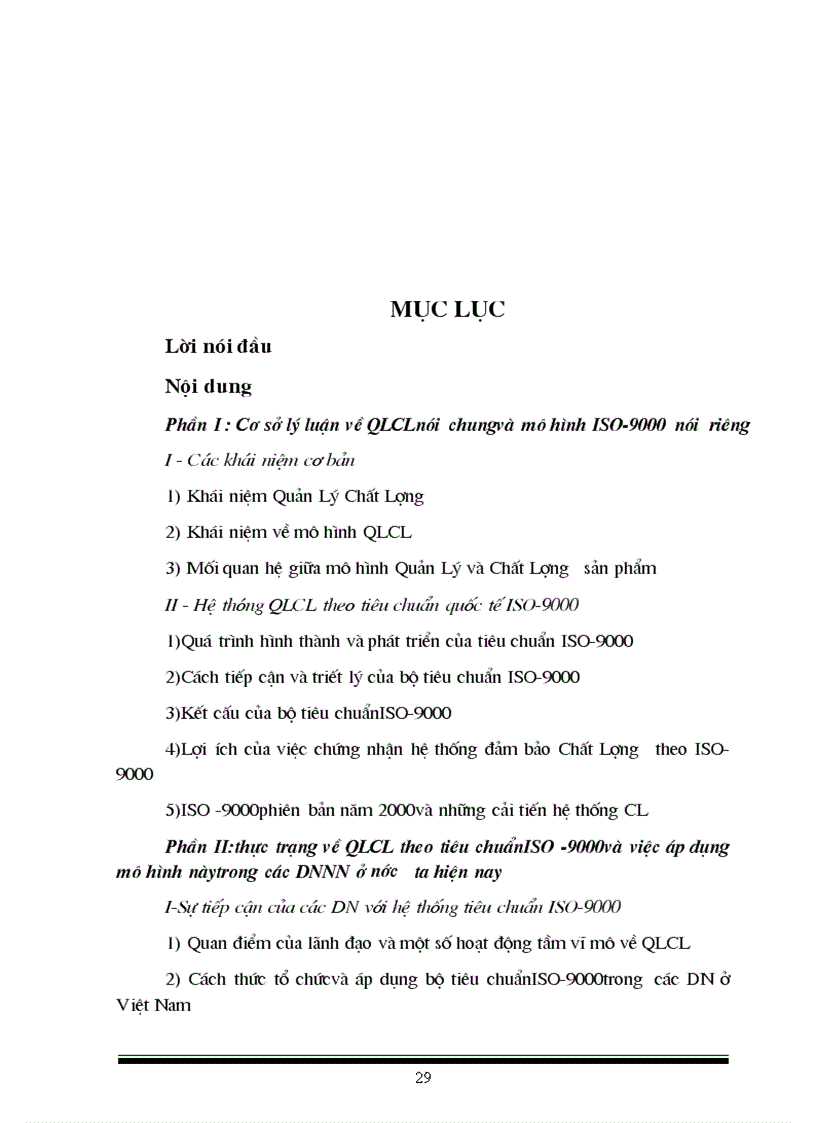 image for page Hệ thống Quản lý chất luợng theo tiêu chuân ISO 9000 và việc áp dụng nó vào trong các doanh nghiệp Việt Nam