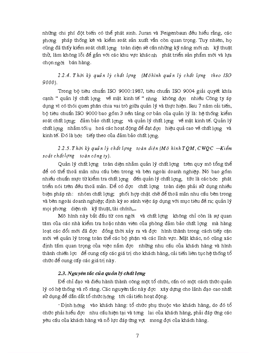 image for page Kế hoạch xây dựng và áp dụng hệ thống quản lý chất lượng theo tiêu chuẩn ISO 9001 2000 tại Công ty Sông Đà 9