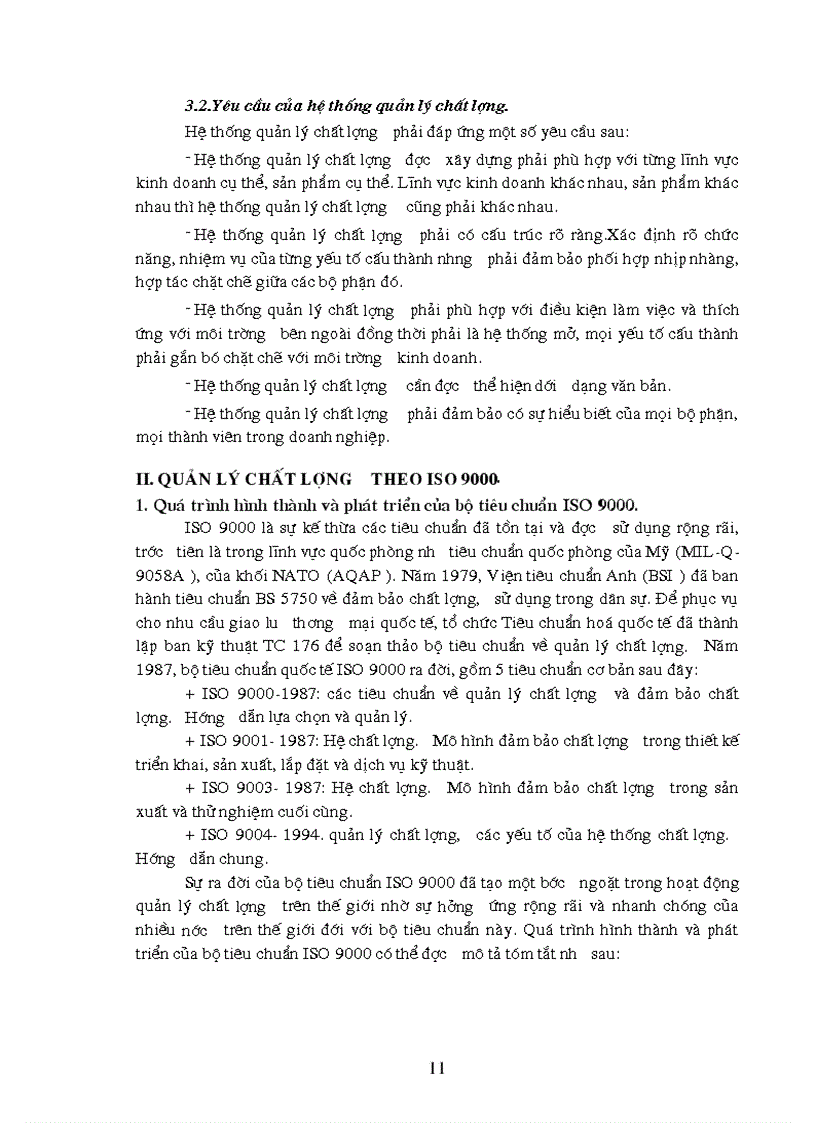image for page Kế hoạch xây dựng và áp dụng hệ thống quản lý chất lượng theo tiêu chuẩn ISO 9001 2000 tại Công ty Sông Đà 9