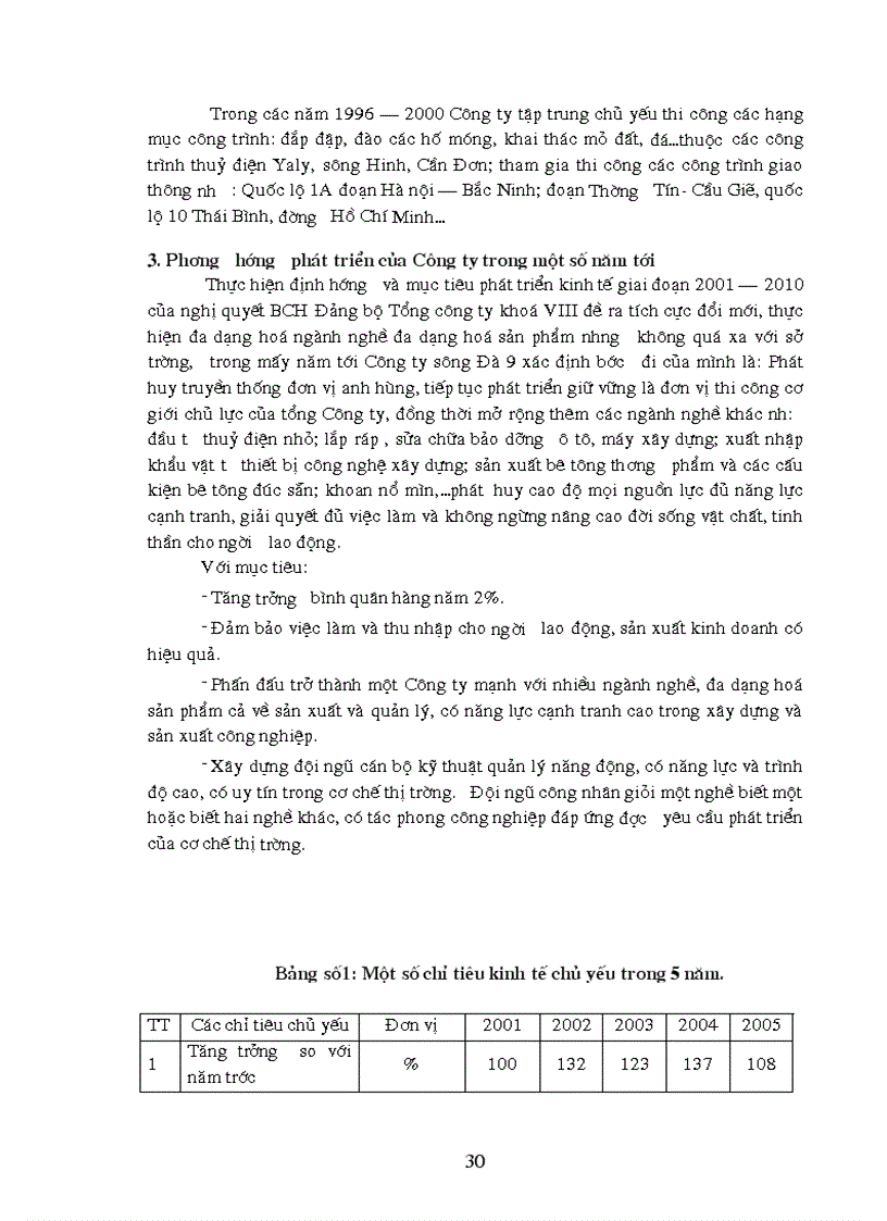 image for page Kế hoạch xây dựng và áp dụng hệ thống quản lý chất lượng theo tiêu chuẩn ISO 9001 2000 tại Công ty Sông Đà 9