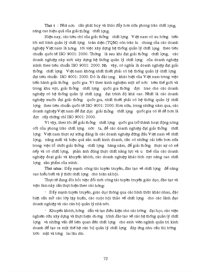 image for page Kế hoạch xây dựng và áp dụng hệ thống quản lý chất lượng theo tiêu chuẩn ISO 9001 2000 tại Công ty Sông Đà 9
