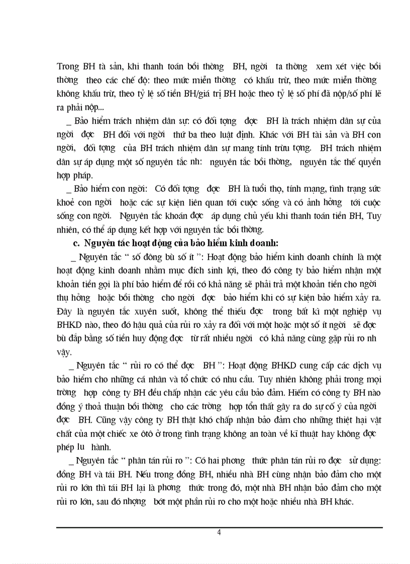 image for page Bảo hiểm kinh doanh và vai trò của nó đối với quá trình táI sản xuất xa hội ở nước ta