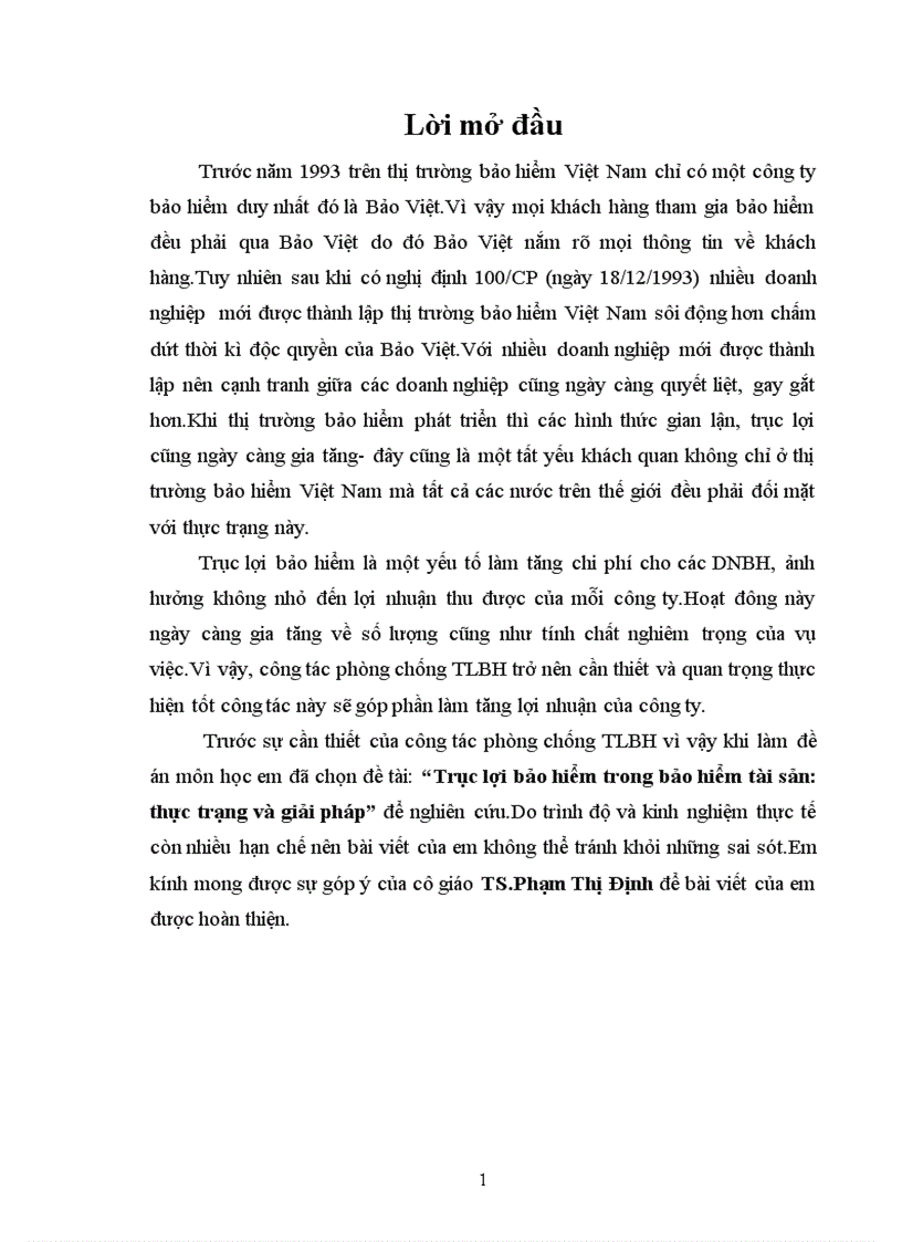 image for page Trục lợi bảo hiểm trong bảo hiểm tài sản thực trạng và giải pháp