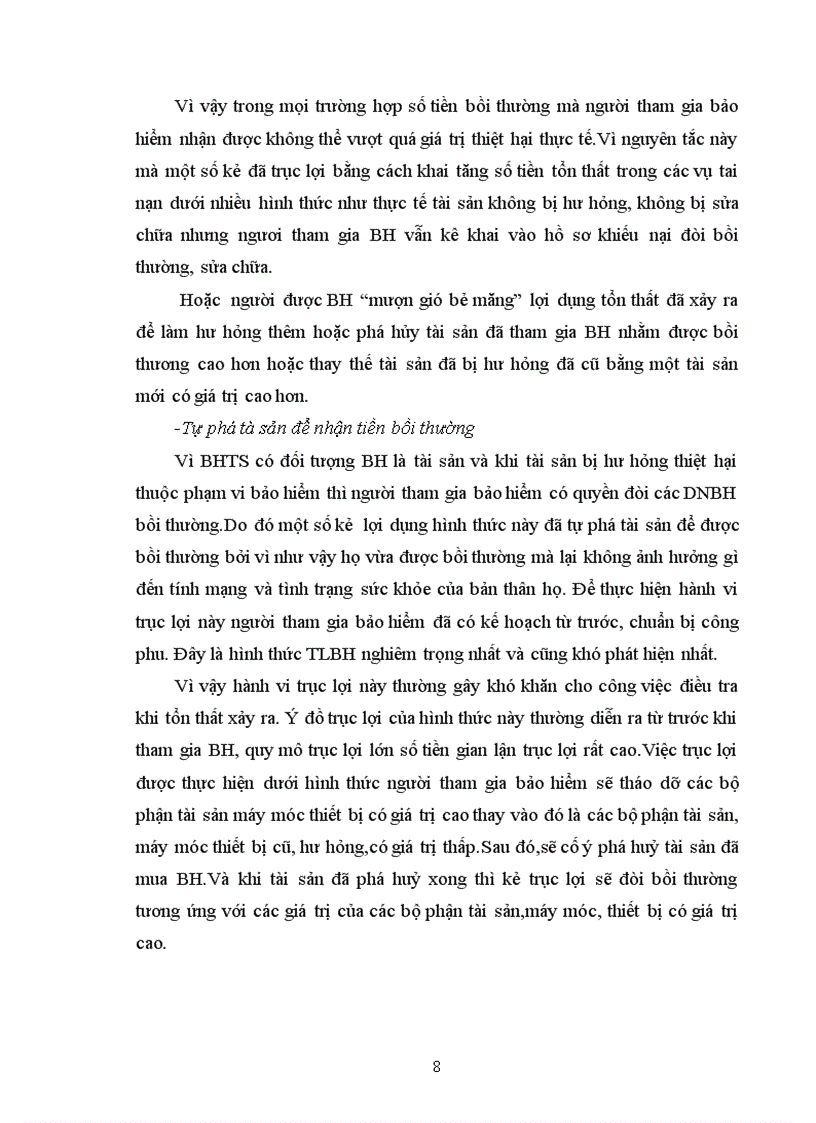 image for page Trục lợi bảo hiểm trong bảo hiểm tài sản thực trạng và giải pháp