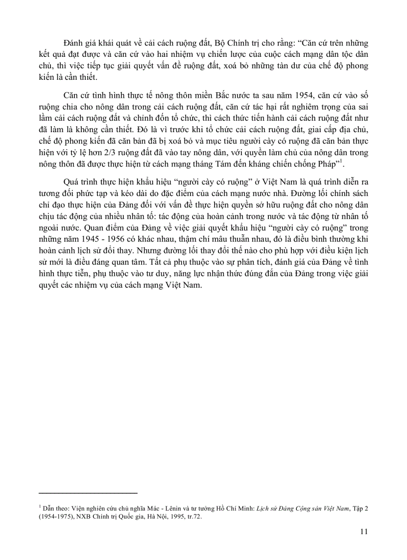 image for page Quan điểm tiến hành cải cách ruộng đất ở việt nam trong những năm 1945 1956 qua các nghị quyết trung ương đảng