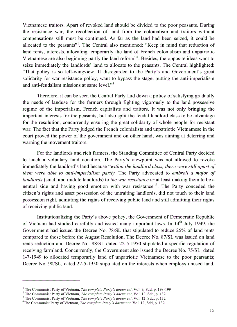 image for page Quan điểm tiến hành cải cách ruộng đất ở việt nam trong những năm 1945 1956 qua các nghị quyết trung ương đảng