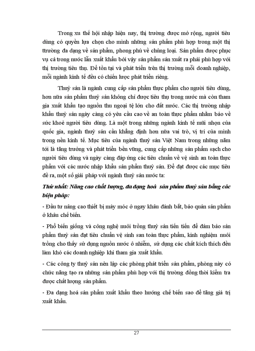 image for page Chất lượng sản phẩm thủy sản và một số giải pháp đối với ngành thủy sản Việt Nam hiện nay