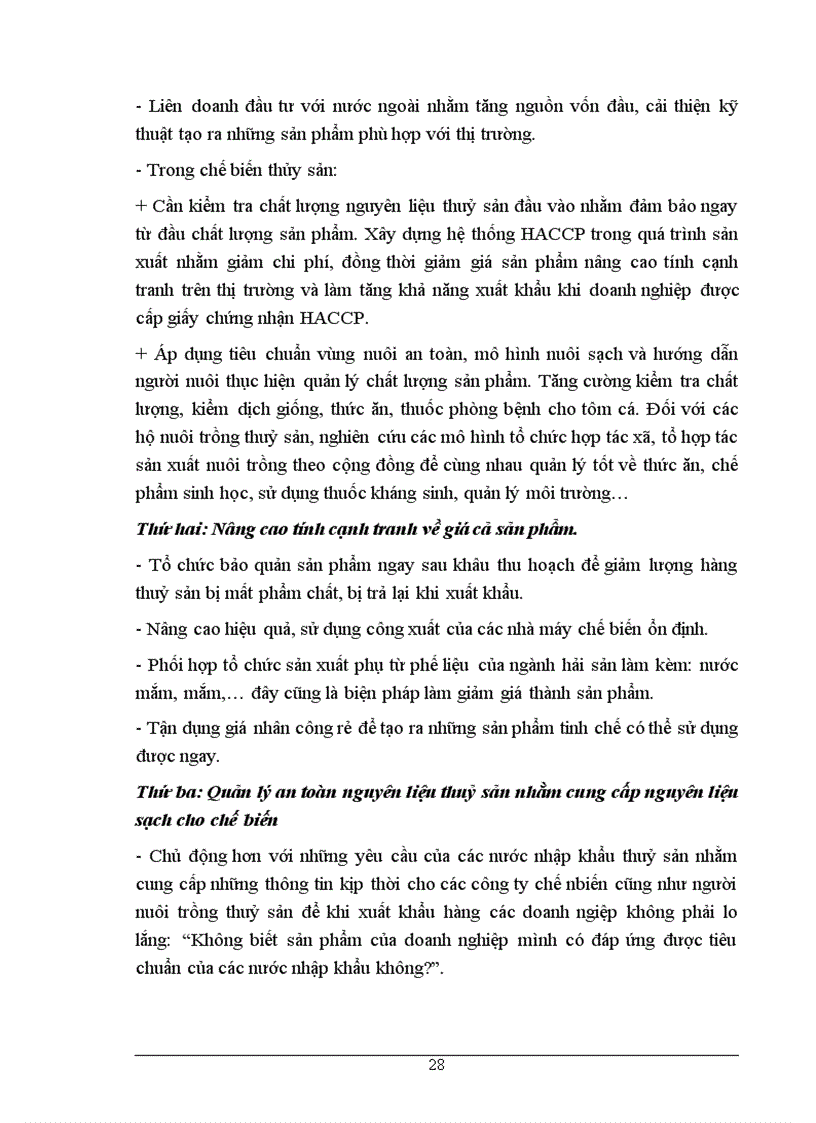 image for page Chất lượng sản phẩm thủy sản và một số giải pháp đối với ngành thủy sản Việt Nam hiện nay