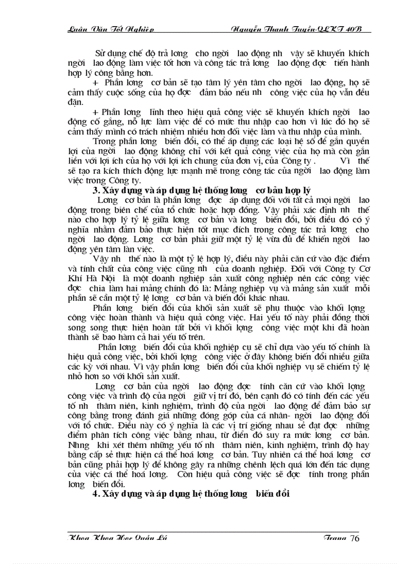 image for page Một số biện pháp nâng cao hiệu quả công tác trả lương với vấn đề tạo động lực cho con người lao động ở Công ty cơ khí Hà Nội