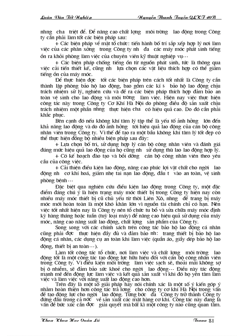 image for page Một số biện pháp nâng cao hiệu quả công tác trả lương với vấn đề tạo động lực cho con người lao động ở Công ty cơ khí Hà Nội