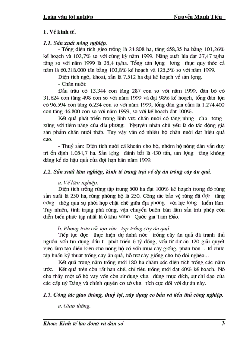 image for page Phân tích biến động dân số lao động và việc làm ở huyện Lập Thạch trong giai đoạn hiện nay