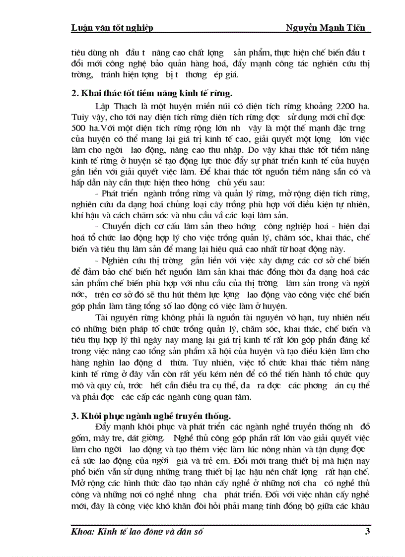 image for page Phân tích biến động dân số lao động và việc làm ở huyện Lập Thạch trong giai đoạn hiện nay