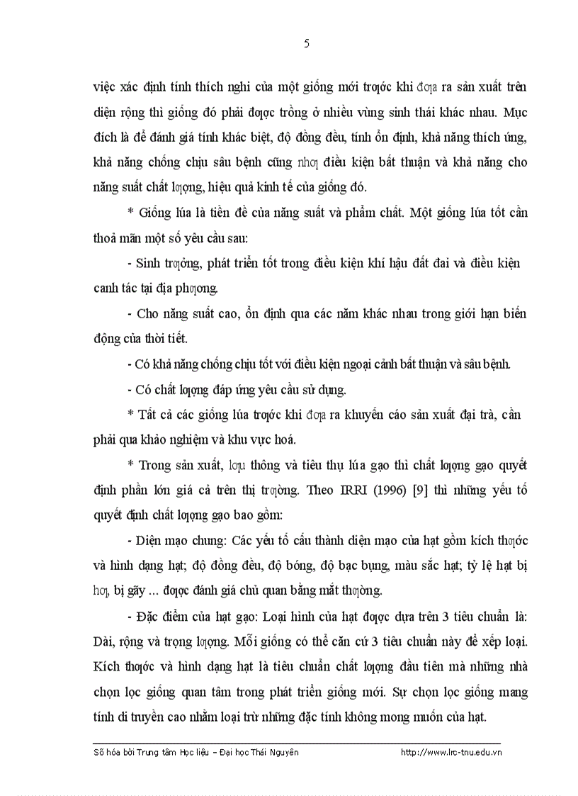 image for page Nghiên cứu đặc điểm sinh trưởng phát triển của m ột số dòng lúa thuần và ảnh hưởng của m ột số biện pháp kỹ thuật đến năng suất dòng lúa CL02 tại tỉnh Vĩnh Phúc