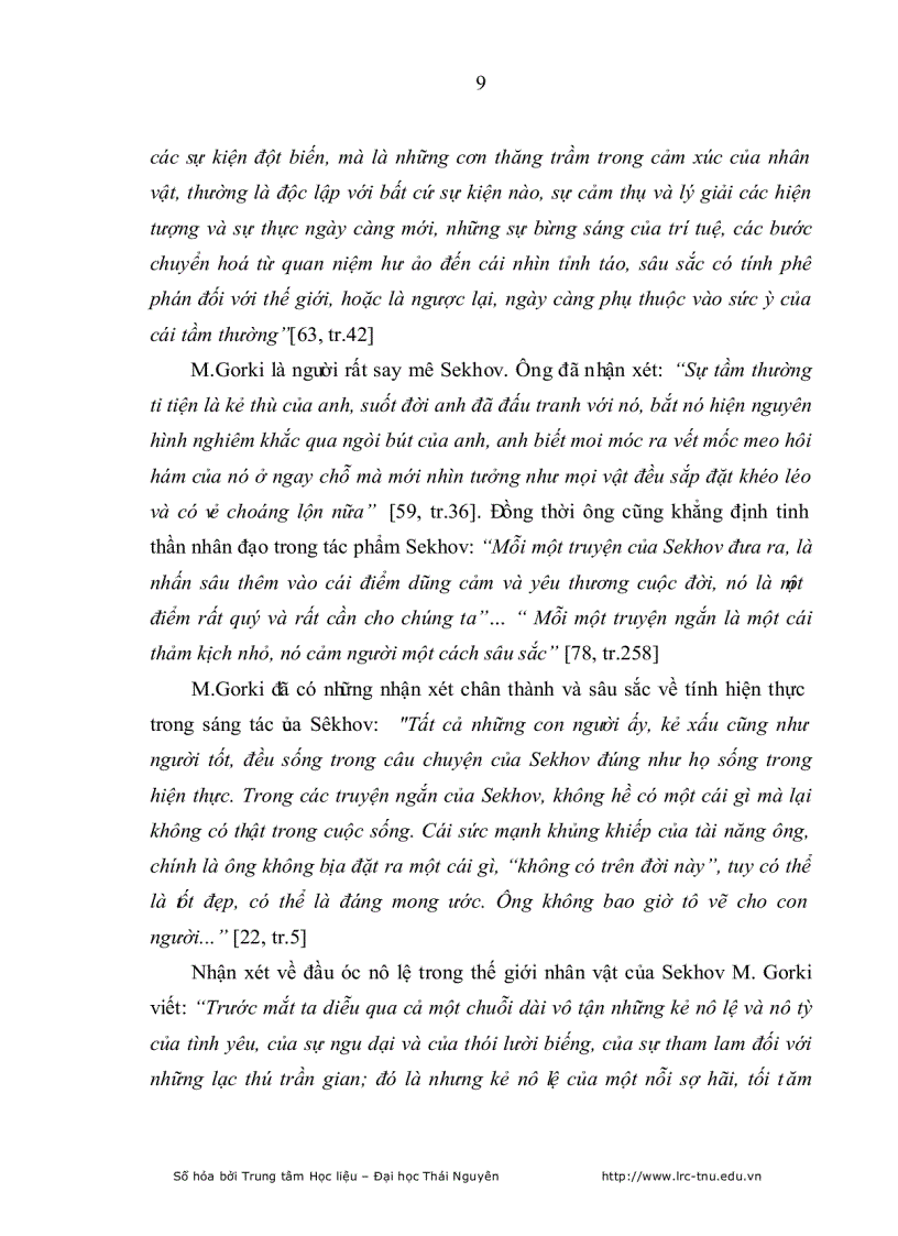 image for page Thế giới nhân vật trong truyện ngắn Nguyễn Công Hoan và Sekhov