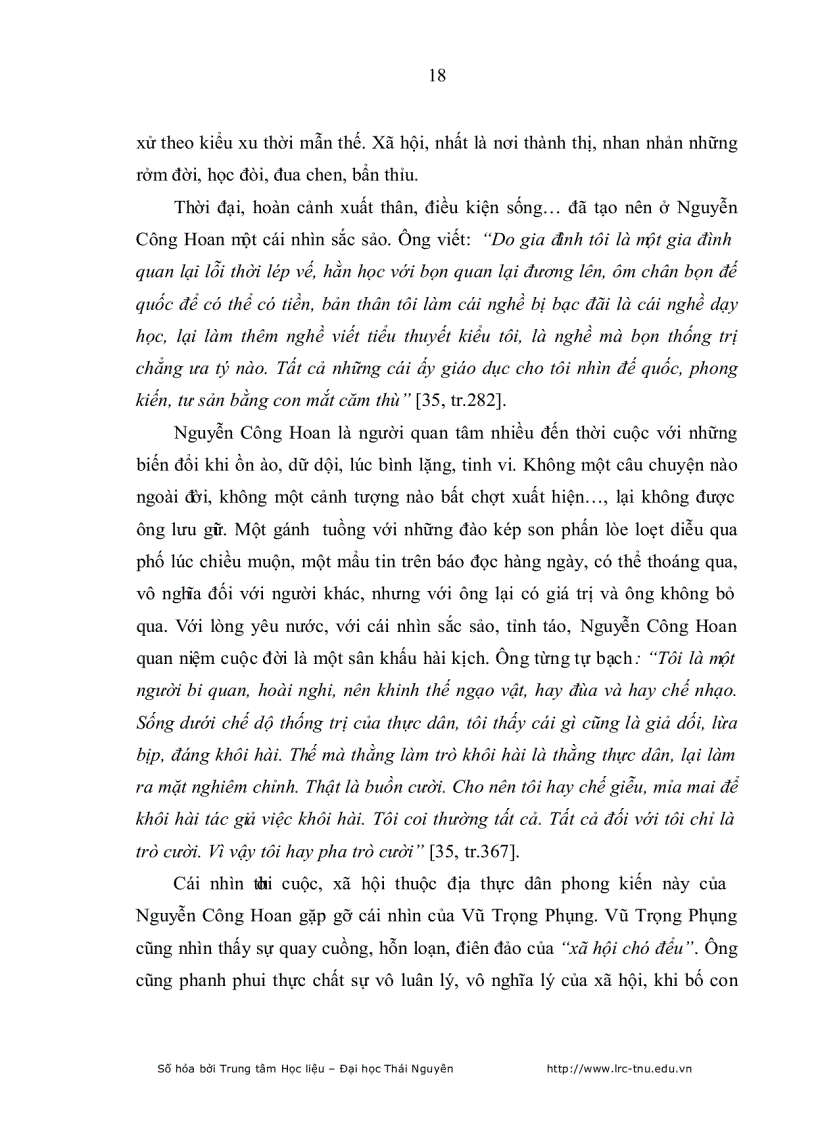 image for page Thế giới nhân vật trong truyện ngắn Nguyễn Công Hoan và Sekhov