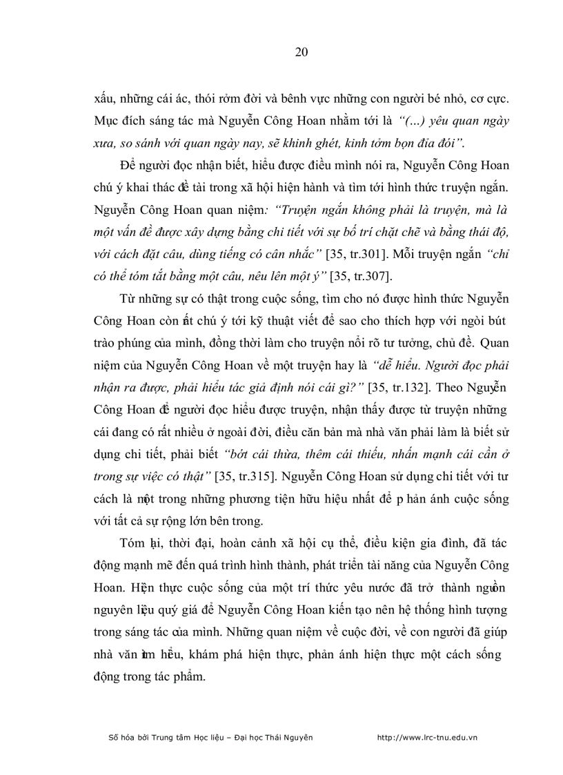 image for page Thế giới nhân vật trong truyện ngắn Nguyễn Công Hoan và Sekhov