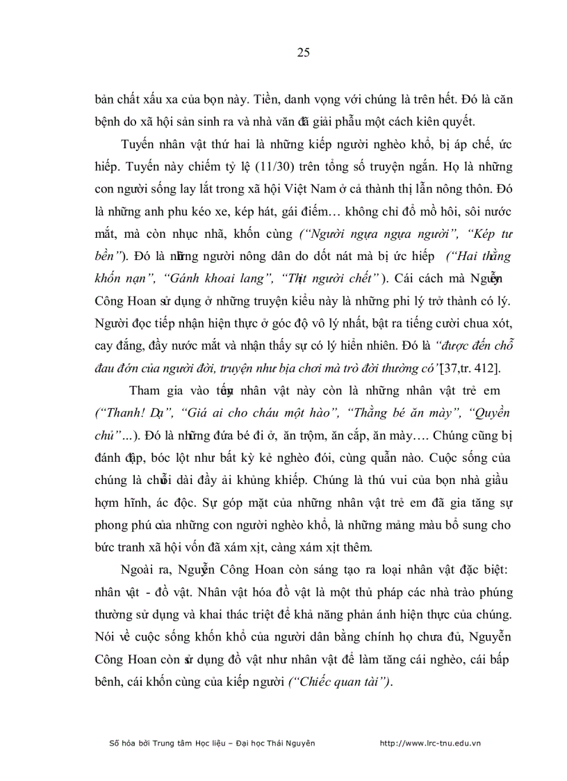 image for page Thế giới nhân vật trong truyện ngắn Nguyễn Công Hoan và Sekhov