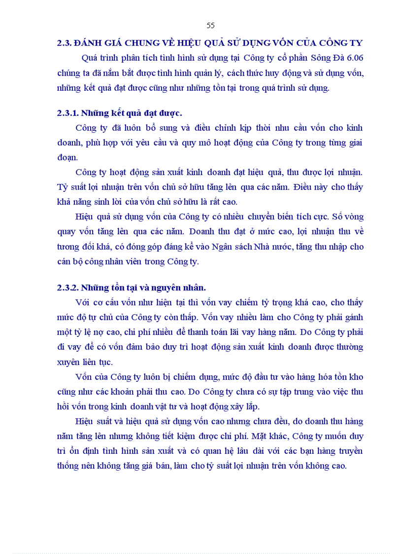 image for page Một số giải pháp nhằm nâng cao hiệu quả sử dụng vốn tại công ty cổ phần sông đà 6 06