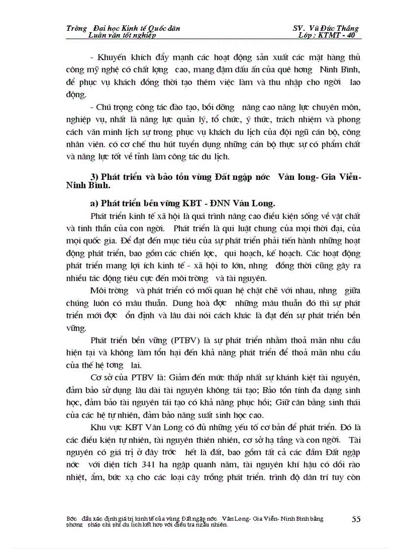 image for page Xây dựng cơ sở khoa học cho việc qui hoạch các khu bảo tồn Đất ngập nước của Việt Nam