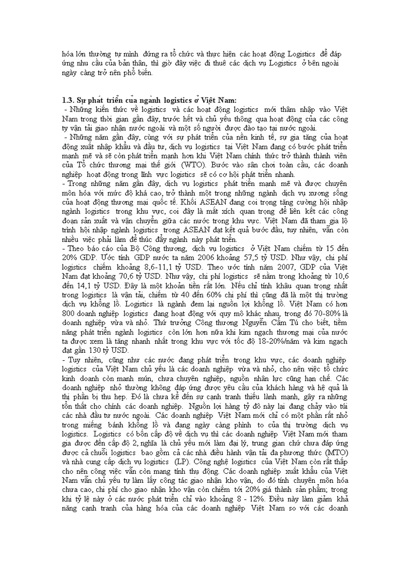 image for page Sư pha t triê n cu a nga nh Logistics ơ Viê t Nam va thê giơ i Như ng kho khăn va thuâ n lơ i trong pha t triê n hoa t đô ng logistics ta i ca c doanh nghiê p Viê t Nam hiê n nay