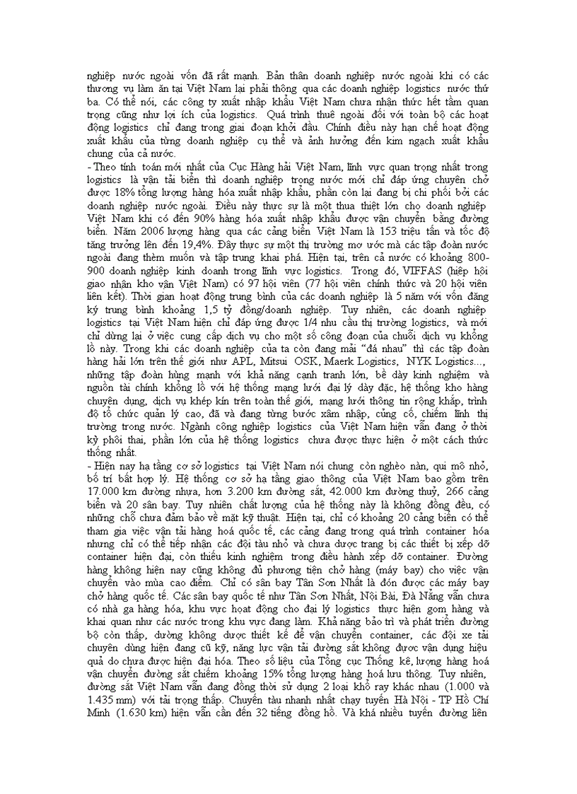 image for page Sư pha t triê n cu a nga nh Logistics ơ Viê t Nam va thê giơ i Như ng kho khăn va thuâ n lơ i trong pha t triê n hoa t đô ng logistics ta i ca c doanh nghiê p Viê t Nam hiê n nay
