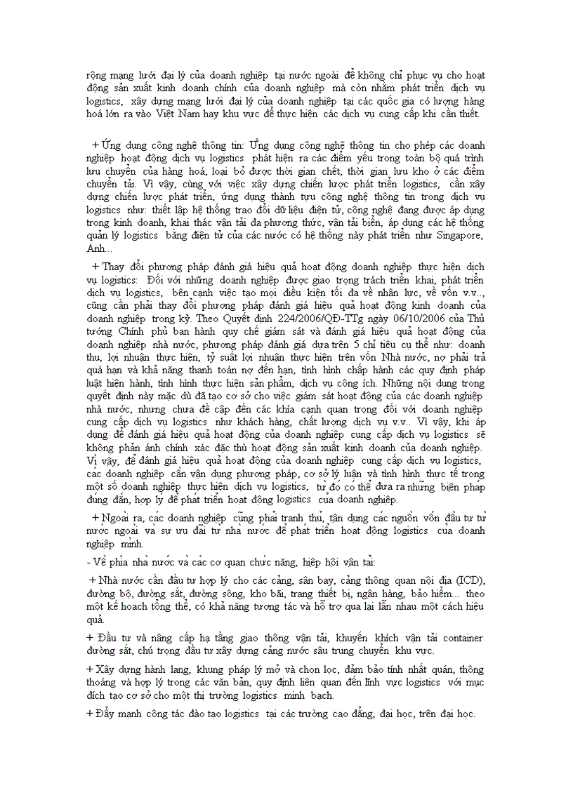 image for page Sư pha t triê n cu a nga nh Logistics ơ Viê t Nam va thê giơ i Như ng kho khăn va thuâ n lơ i trong pha t triê n hoa t đô ng logistics ta i ca c doanh nghiê p Viê t Nam hiê n nay