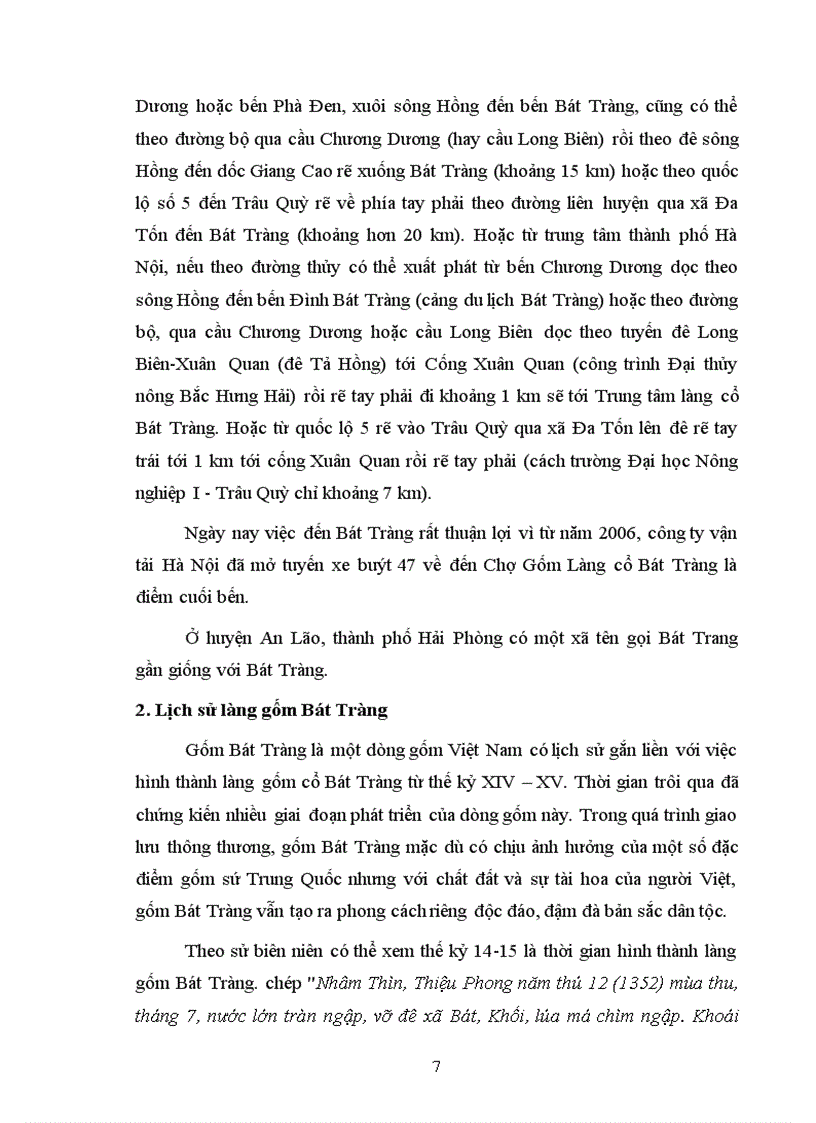 image for page Khảo sát làng nghề truyền thống làng gốm Bát Tràng