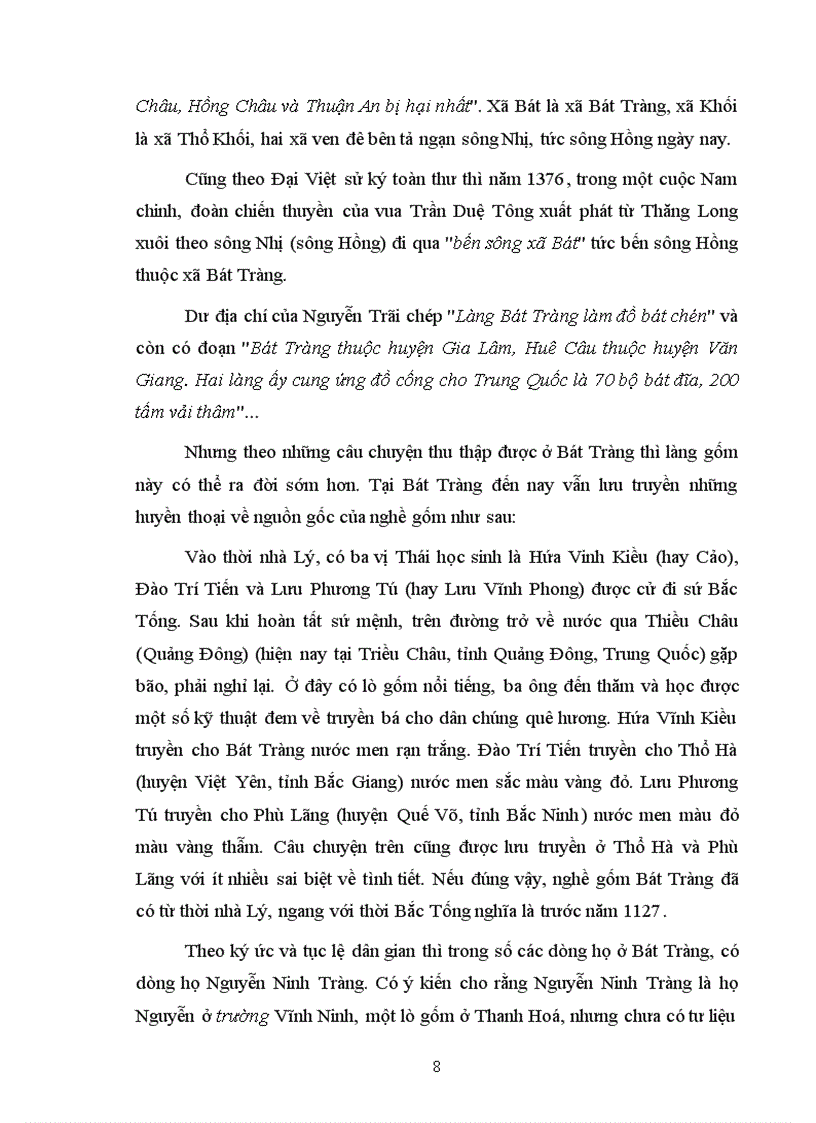 image for page Khảo sát làng nghề truyền thống làng gốm Bát Tràng