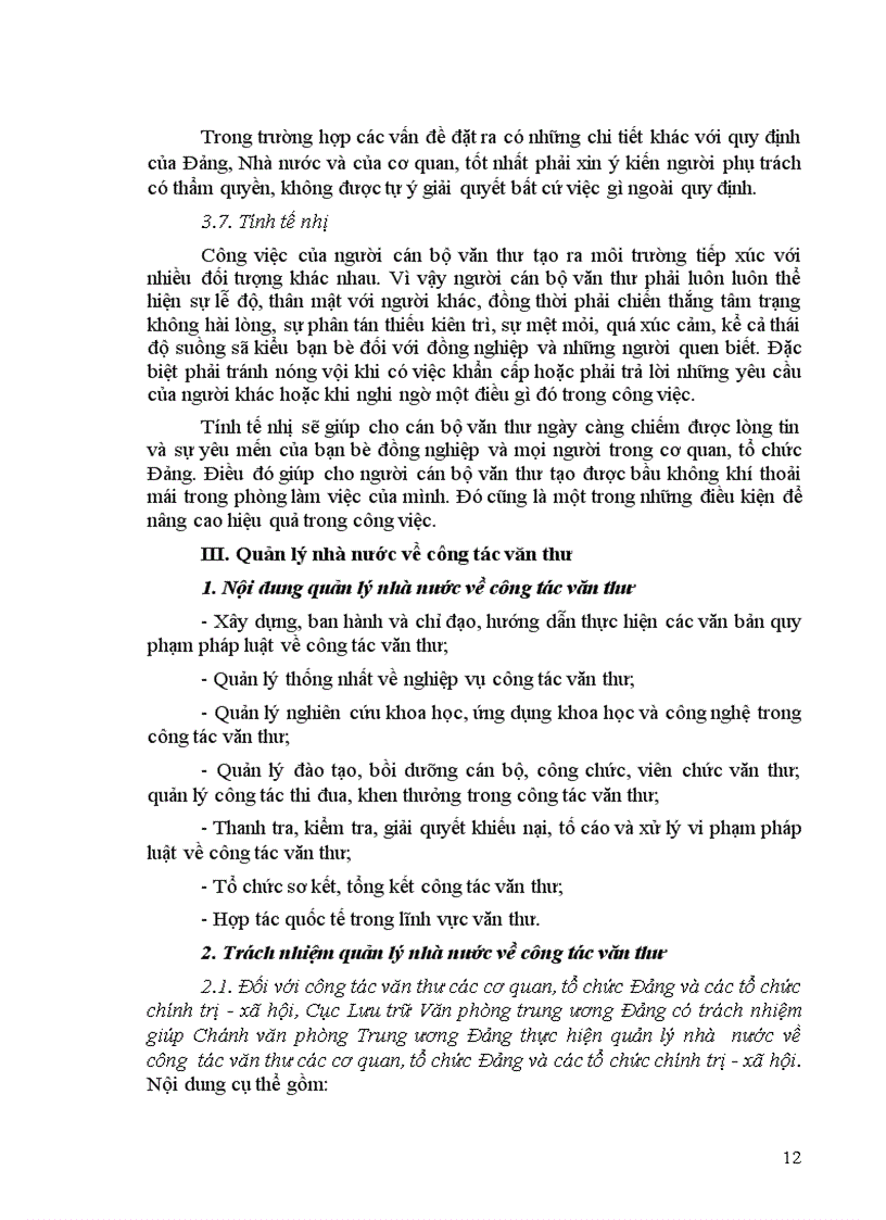 image for page Công tác văn thư trong các cơ quan tổ chức Đảng và các tổ chức chính trị xã hội