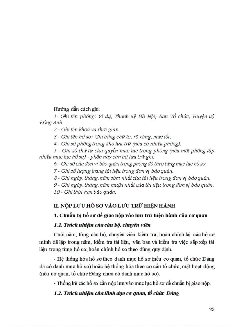 image for page Công tác văn thư trong các cơ quan tổ chức Đảng và các tổ chức chính trị xã hội