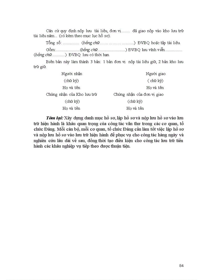 image for page Công tác văn thư trong các cơ quan tổ chức Đảng và các tổ chức chính trị xã hội