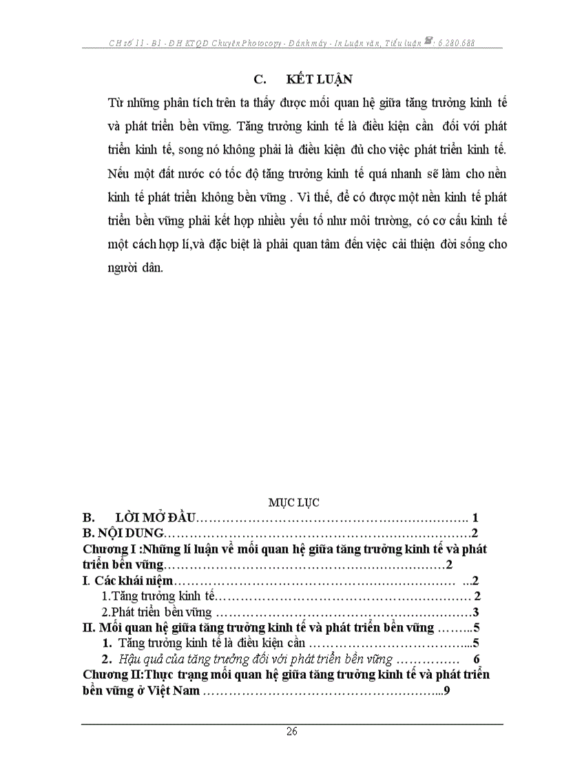 image for page Mối quan hệ giữa tăng trưởng kinh tế và phát triển bền vững