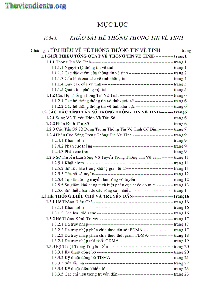 image for page Hệ thống thông tin vệ tinh và thiết kế hệ thống thu CATV cho một khách sạn