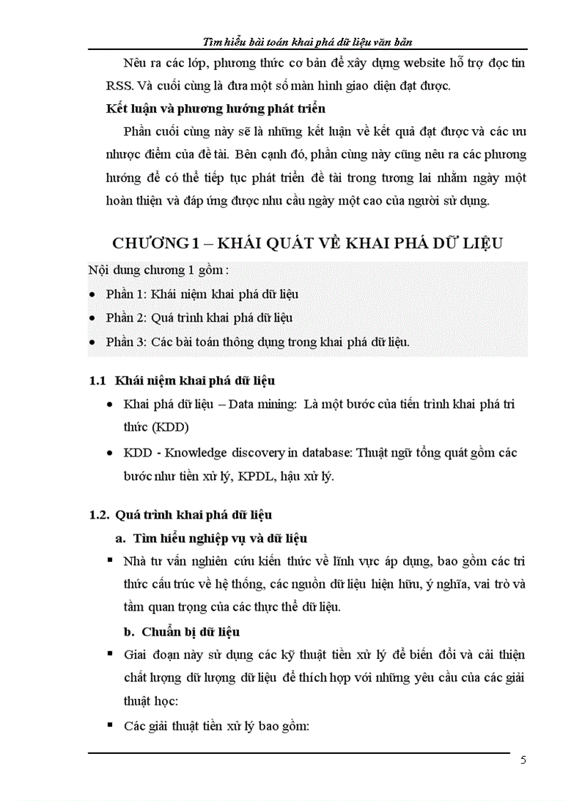 image for page Tìm hiểu bài toán khai phá dữ liệu văn bản