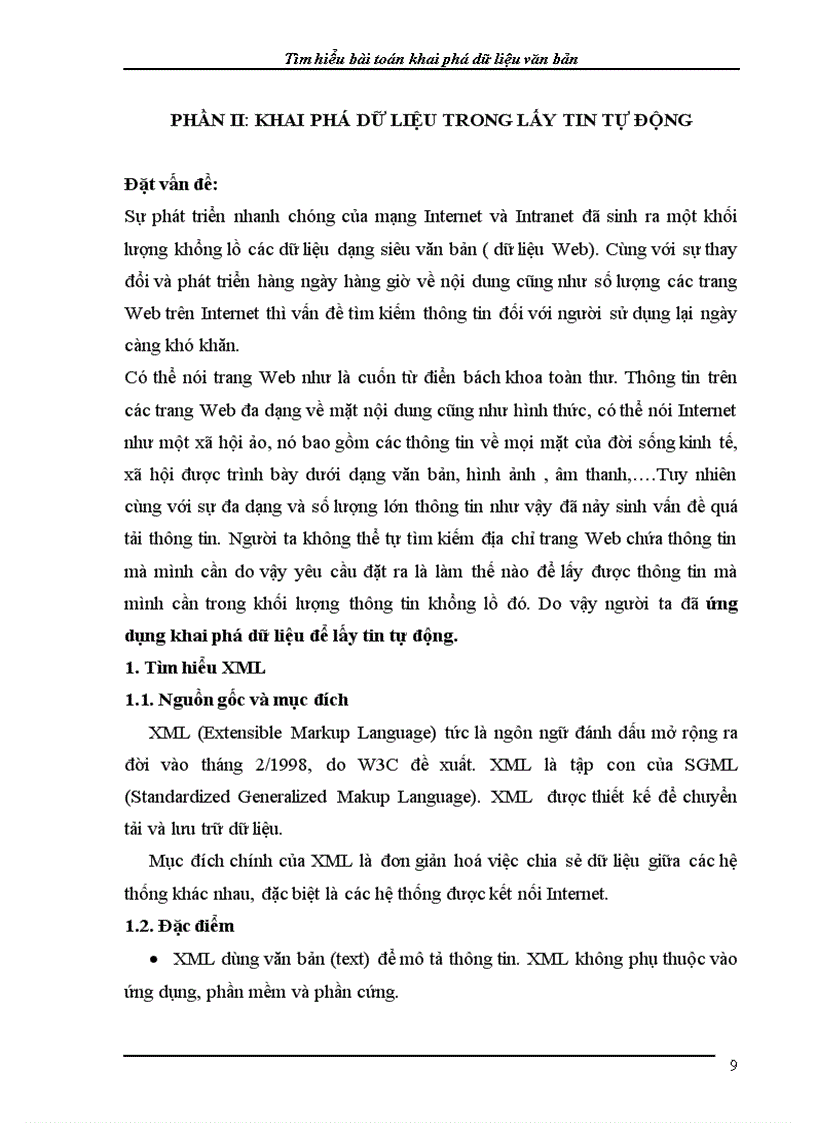 image for page Tìm hiểu bài toán khai phá dữ liệu văn bản